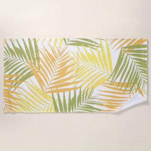 Serviette De Plage Tropical Retro #2 #palms #décoration #art