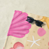 Serviette de plage Tropical Seashell (En situation)