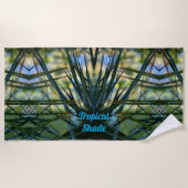 Serviette De Plage Tropical Shades (Devant)