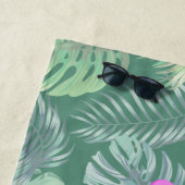Serviette De Plage Tropical Toucan Pura Vida Design (En situation)