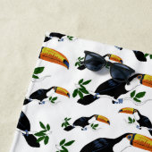 Serviette De Plage Tropical Toucans - Playful Jungle (En situation)
