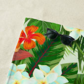 Serviette De Plage Tropical vibrant (En situation)