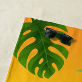 Serviette De Plage 🏝 tropicale exotique (En situation)