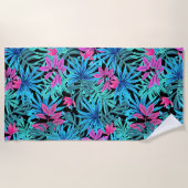 serviette de plage tropicale paradise (Devant)