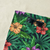 Serviette De Plage Tropiques Verts (En situation)