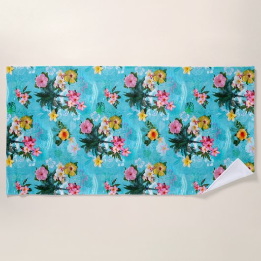 Serviette De Plage Tropix souple (Devant)