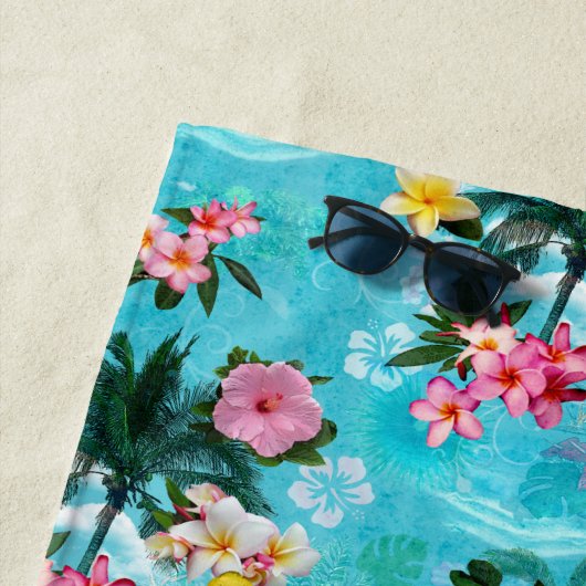 Serviette De Plage Tropix souple (En situation)