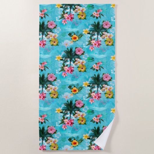 Serviette De Plage Tropix souple (Devant)