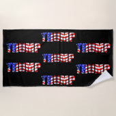 SERVIETTE DE PLAGE TRUMP (Devant)