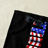 SERVIETTE DE PLAGE TRUMP (En situation)