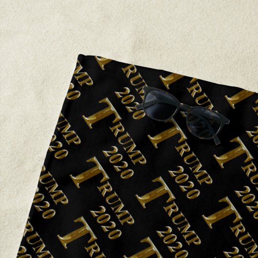 Serviette De Plage Trump 2020 (En situation)