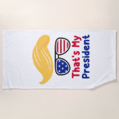 Serviette De Plage Trump 47 - That's My President (Devant)