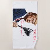 Serviette De Plage Trump : Encore plus d'années de grandeur ! (Devant)