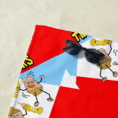 Serviette De Plage Trumpet Rocks (En situation)