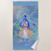 Serviette De Plage TSDS : Couverture Miral Akemi Art Solo Eau (Devant)