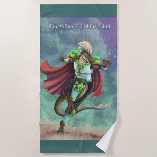 Serviette De Plage TSDS : Justin Arisdale Couverture Art Solo Earth (Devant)