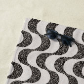 Serviette De Plage Tuile de Portugais de Rio de Janeiro de plage de (En situation)