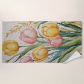 Serviette De Plage Tulip Reverie (Devant)