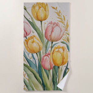 Serviette De Plage Tulip Reverie