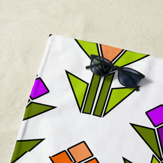 Serviette De Plage Tulipes (En situation)