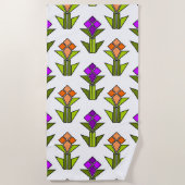 Serviette De Plage Tulipes (Devant)