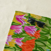 Serviette De Plage Tulips beach towel (En situation)