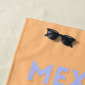 Serviette De Plage Tulum, Art Voyage, Preppy (En situation)