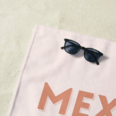 Serviette De Plage Tulum, Mexique, Art Voyage, Retro (En situation)