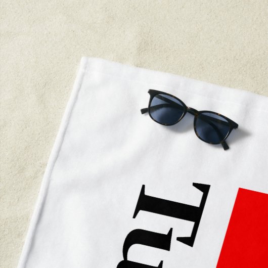 Serviette De Plage Turks & Caicos DV4 (En situation)