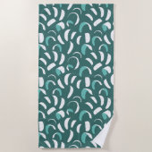 Serviette De Plage Turquoise Blue Kitesurf Extreme Sports nautiques (Devant)