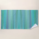 Serviette De Plage Turquoise Est Ma Couleur Favorite (Devant)