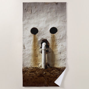 Serviette De Plage Tuyau d'eau exposé Urbaine Grunge