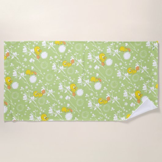 Serviette De Plage TWEETY™ - Vibes au printemps (Devant)