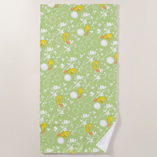 Serviette De Plage TWEETY™ - Vibes au printemps (Devant)