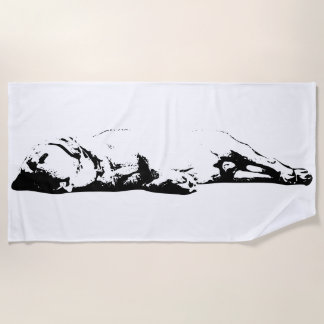 Serviette De Plage Twilight Stretch au bord de la mer
