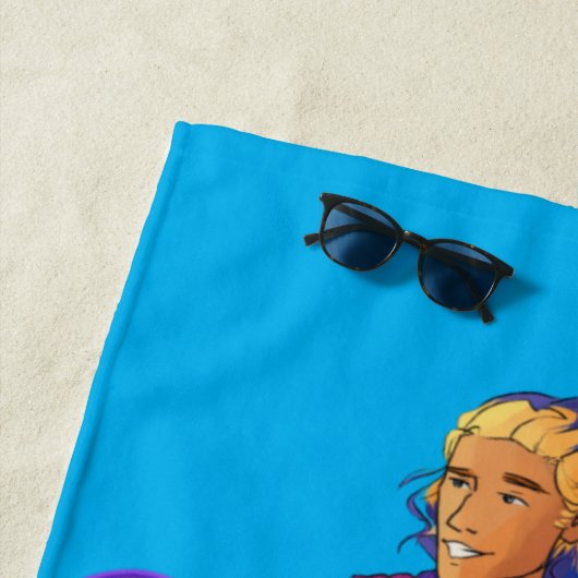 SERVIETTE DE PLAGE TWINK (En situation)