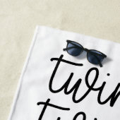 Serviette De Plage Twinkle Twinkle Little Star Doodle (En situation)