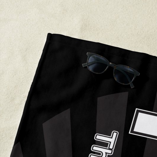 serviette de plage TWIS (En situation)