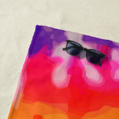 Serviette de plage Tye-Dye-3 (En situation)