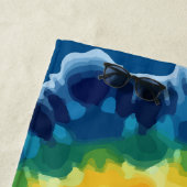 Serviette de plage Tye-Dye-4 (En situation)