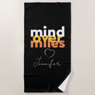 Serviette De Plage Typographie colorée et audacieuse de motivation sp