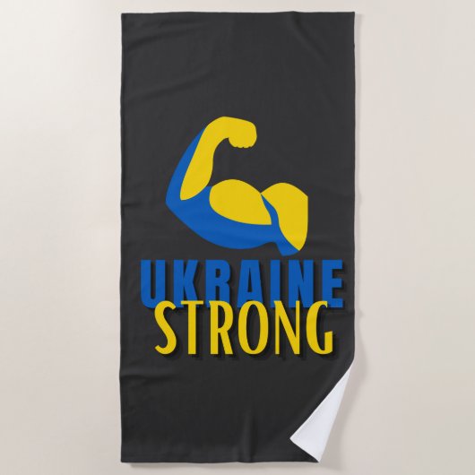 Serviette De Plage Ukraine Forte Flex musculaire (Devant)