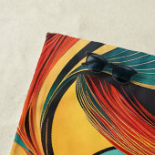 Serviette De Plage Un beau portrait abstrait (En situation)