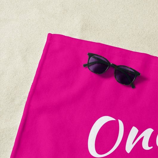 Serviette De Plage Un dans un Melon Watermelon personnalisé (En situation)