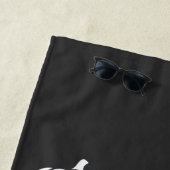 Serviette De Plage Un design Halloween d'enseignant effrayant_1 (En situation)