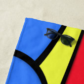 Serviette De Plage Un éclat de couleurs festives (En situation)