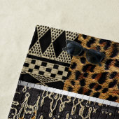 Serviette De Plage Un léopard africain en mouvement (En situation)