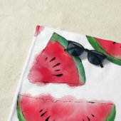 Serviette De Plage Un Motif d'aquarelle de melon (En situation)