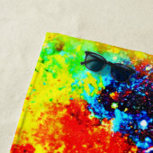 Serviette De Plage Un univers de couleurs vives. Commandez dès mainte (En situation)