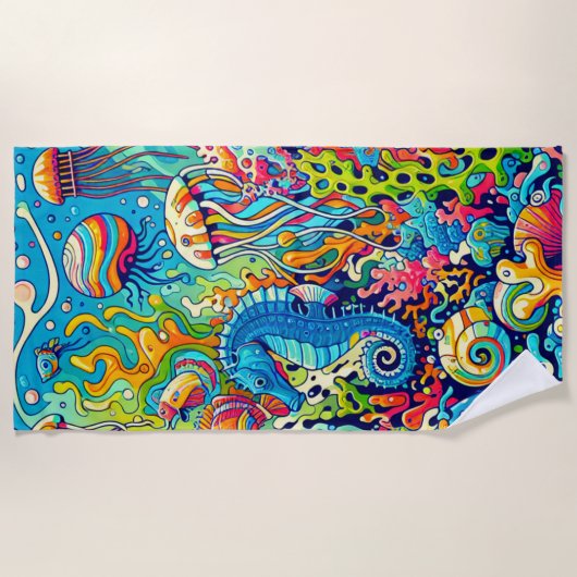 Serviette De Plage Underwater Wonderland (Devant)